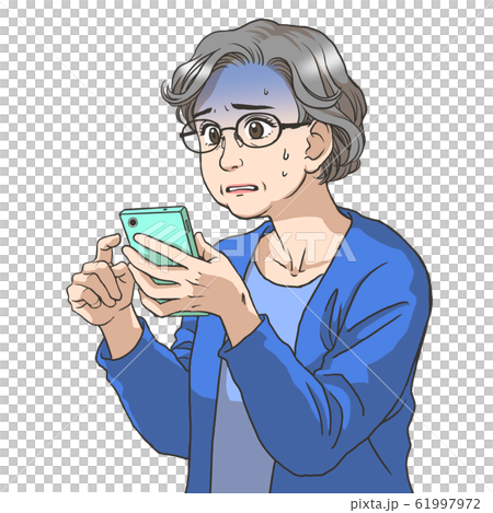 Senior woman using smartphone Senior woman using smartphone 61997972