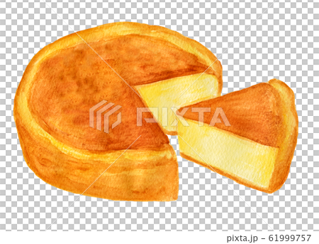 芝士焗蛋糕02(水彩) 芝士焗蛋糕02(水彩) 61999757