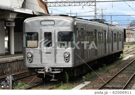 長野電鉄の3500系、日比谷線時代のステンレス 62000911