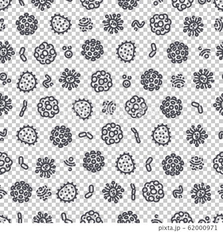 Coronavirus Seamless Pattern - Stock Illustration [62000971] - PIXTA