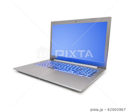 Notebook computer with blue keyboard backlight Notebook computer with blue keyboard backlight 62003967