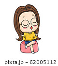 Cute girl in glasses  62005112