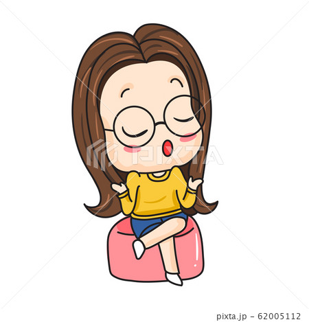 Cute girl in glasses  62005112