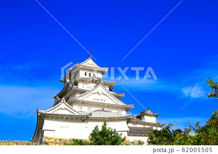 姫路市 姫路城の風景 姫路市 姫路城の風景 62005505