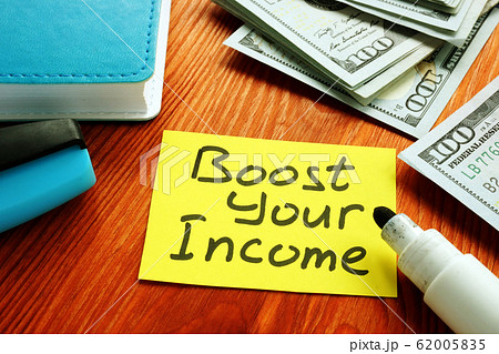 Boost Your Income financial motivation phrase Boost Your Income financial motivation phrase 62005835