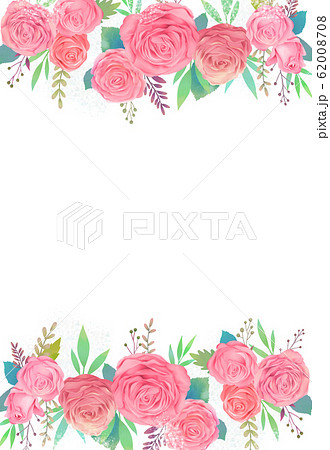 背景 バラ バラの花のイラスト素材