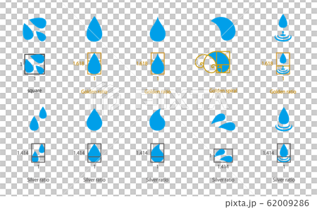 各種比例的水圖標 62009286