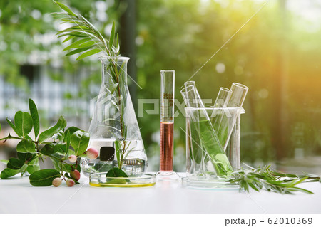 Natural drug research, Natural organic and scientific extraction in glassware 62010369