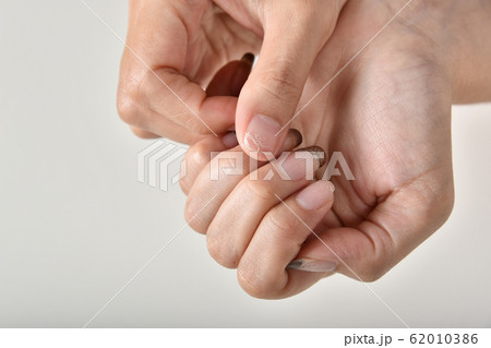 Nails fungal and bacteria infection from dirty manicure salon tools Nails fungal and bacteria infection from dirty manicure salon tools 62010386