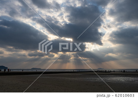 コッチ海水浴場 日没 ビーチ 62010603