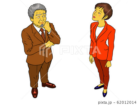 経営者と女性社員のセット 経営者と女性社員のセット 62012014