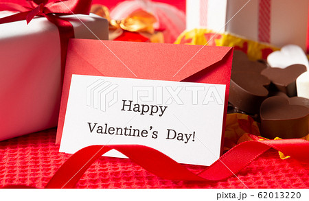 Happy Valentine's Day!　バレンタインデー　メッセージカード　プレゼント　チョコ 62013220