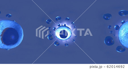 Equirectangular panoramic 360 VR image, Cell biology deals with the smallest unit of life. Equirectangular panoramic 360 VR image, Cell biology deals with the smallest unit of life. 62014692