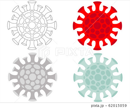 Coronavirus bacteria illustration. Coronavirus epidemic concept 62015059