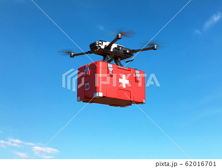 blue sky drone