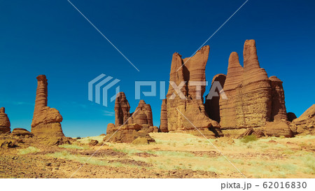 Abstract Rock formation at plateau Ennedi aka 62016830