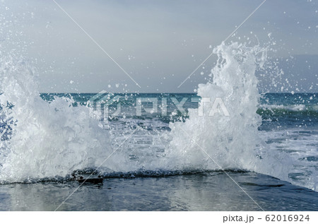 Splashing wave on the Black sea. 62016924