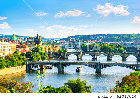 Row of bridges in Prague 62017614