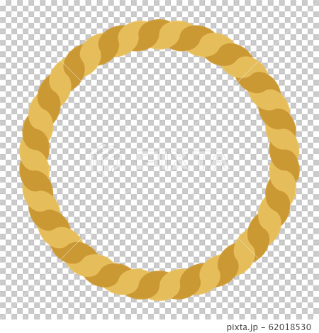 Left-handed rope rope decoration illustration... - Stock Illustration ...