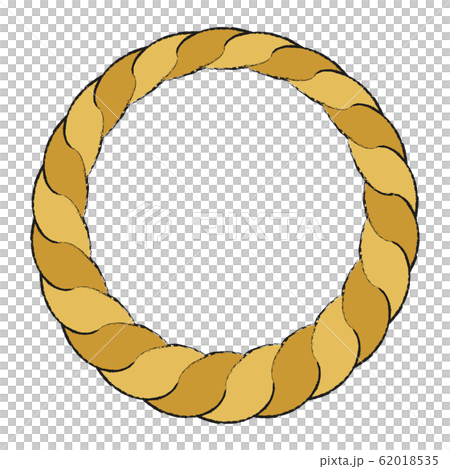 左撇子的繩子繩索裝飾圖矢量 62018535