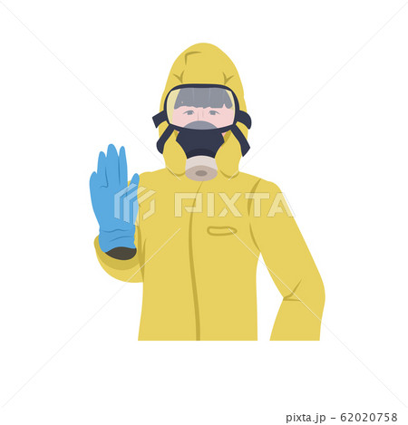man in hazmat suit and protection mask to prevent epidemic MERS-CoV wuhan coronavirus 2019-nCoV pandemic medical health risk portrait 62020758