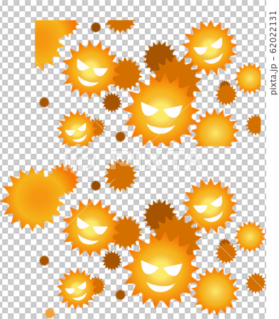 イラスト素材 ウイルス 菌 微生物 細胞 病 ベクターのイラスト素材