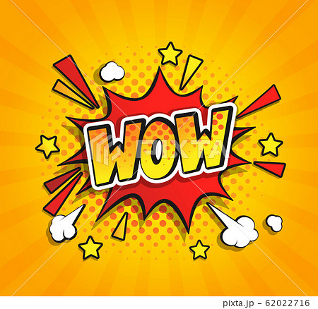 Wow comic speech bubble. 62022716