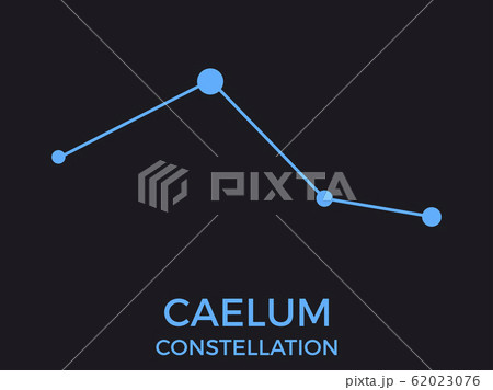 Caelum constellation. Stars in the night sky. Caelum constellation. Stars in the night sky. 62023076