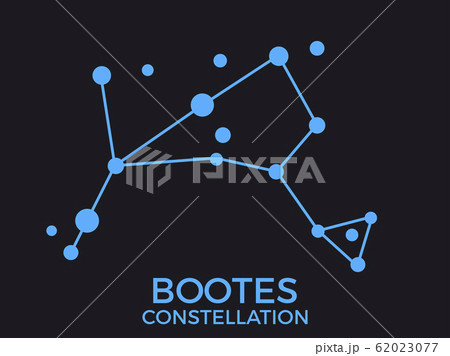 Bootes constellation. Stars in the night sky. Bootes constellation. Stars in the night sky. 62023077