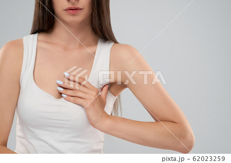 Woman showing heartache. 62023259