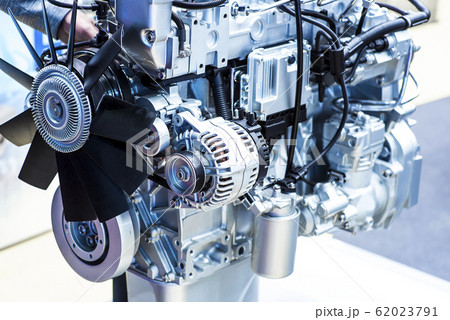 Modern diesel engine used on marine industry 62023791