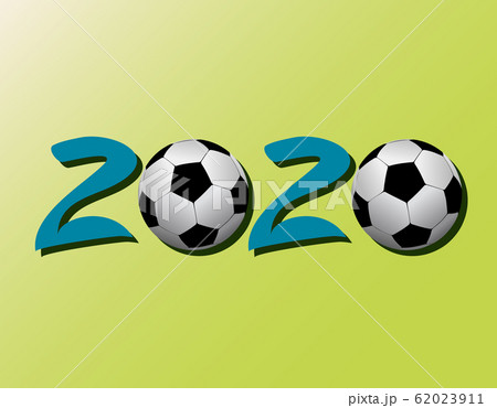 Vector soccer ball on green background Vector soccer ball on green background 62023911