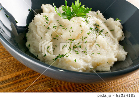 Homemade Cauliflower Puree or Colcannon with Homemade Cauliflower Puree or Colcannon with 62024185
