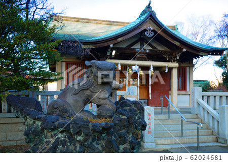北区堀船の白山神社 狛犬 梶原堀ノ内村鎮守 北区堀船の白山神社 狛犬 梶原堀ノ内村鎮守 62024681