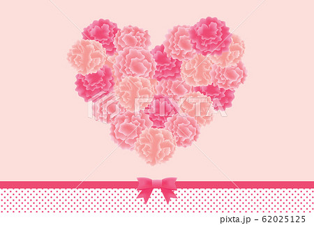 母の日 カーネーション イラストセットのイラスト素材