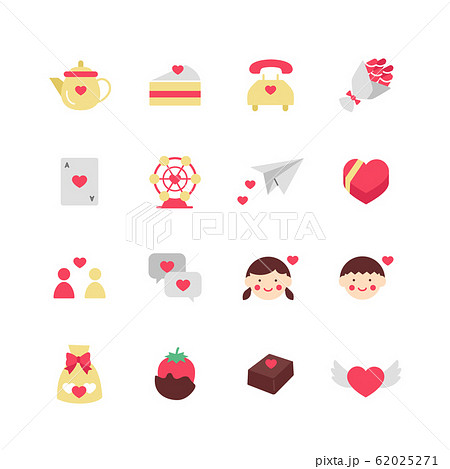VALENTINE’S DAY ICON SET VALENTINE’S DAY ICON SET 62025271