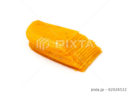 Orange Hot Cheese with Chili Pepper and Paprika 62026522