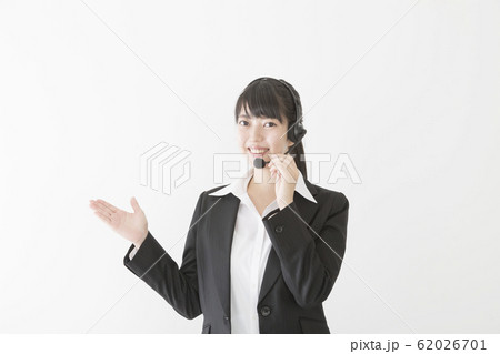 女性　ビジネス　オペレーター　コールセンター 62026701