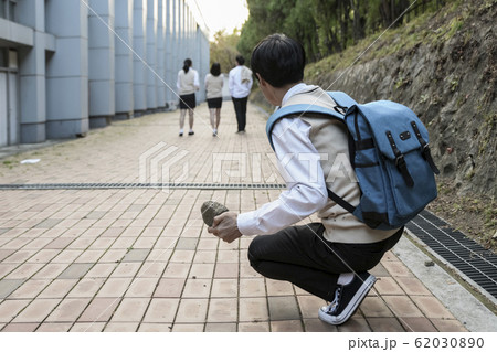 High school student's daily life, Asian teenage students wearing uniform on college with friends 352 High school student's daily life, Asian teenage students wearing uniform on college with friends 352 62030890