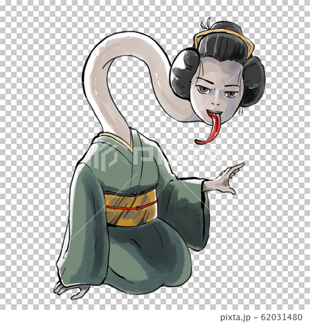 ろくろ首のイラスト素材 [62031480] - PIXTA