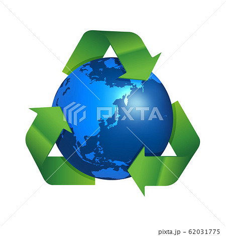 3R(recycle,reuse,reduce)・リサイクル・エコロジーイメージマーク (光沢あり) 62031775