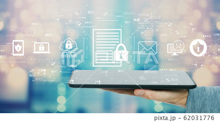 Data protection concept with tablet computer Data protection concept with tablet computer 62031776