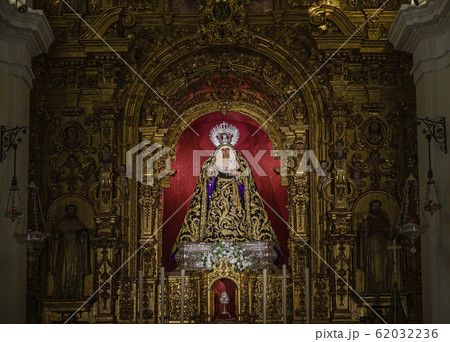 Altarpiece inside Chapel of the Sailors in Seville, Spain 62032236