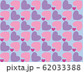 ハートのパターン、連続パターン、絵柄、ピンク、パッケージ、 62033388