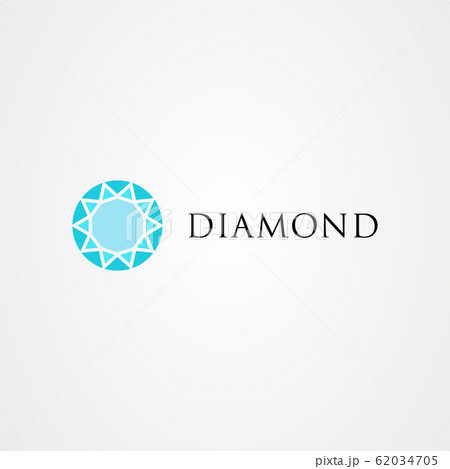 Diamond icon logo vector design 62034705