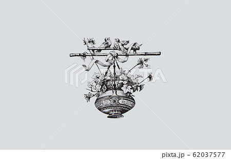 19世紀後半フランスのビンテージイラスト 19世紀後半フランスのビンテージイラスト 62037577