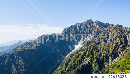 秋の五竜岳登山 （遠見尾根から鹿島槍ヶ岳・カクネ里氷河を望む） 62038028