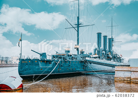 Cruiser Avrora in the Neva river, city Saint Cruiser Avrora in the Neva river, city Saint 62038372