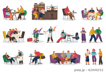 Coffeehouse Clients and Staff of Cafe Collection Coffeehouse Clients and Staff of Cafe Collection 62040252