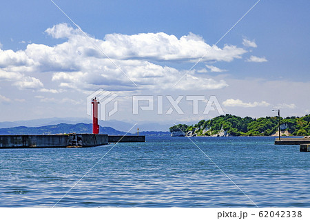 女良漁港の風景、富山県氷見市にて 62042338